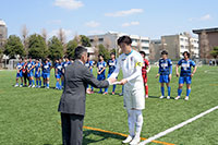 準優勝の南葛SC・柳裕元選手。